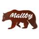 Bear with Maltby - Magnet