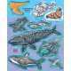 Creatures of the Ocean Sticker Poster - Book - Paracay