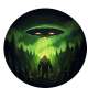 BF Abduction - Vinyl Sticker (1 STICKER)