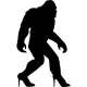 Sassy Squatch - Vinyl Sticker (1 STICKER)