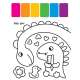 My First Painting Book: Dinosaurs - Book - Paracay