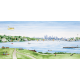 Seattle-scape - Ceramic Coffee Cup - paracay