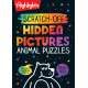 Scratch-Off Hidden Pictures Animal Puzzles - Book