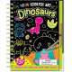 Neon Scratch Art Dinosaurs - Sticker Book