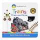 Trains Then and Now - Board Book