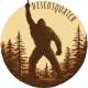 DiscoSquatch V2 - Vinyl Sticker (1 STICKER)