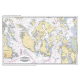 Placemat of San Juan Islands and Victoria, BC