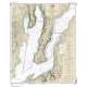 HISTORICAL NOAA Chart 18458: Hood Canal-South Point to Quatsap Point including Dabob Bay