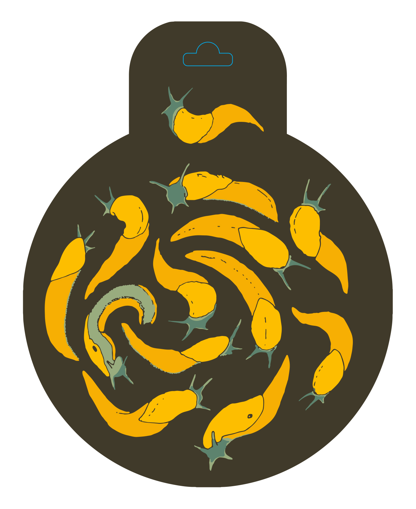 IHS-10P-535 - Banana Slug Cluster sticker